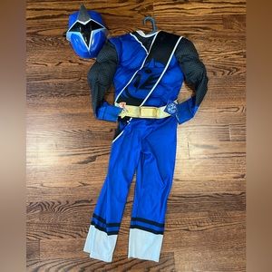 Power Rangers Blue Muscle Halloween Costume (size 5-6)